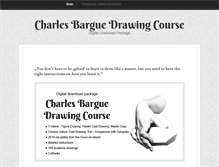 Tablet Screenshot of bargue-drawing.com